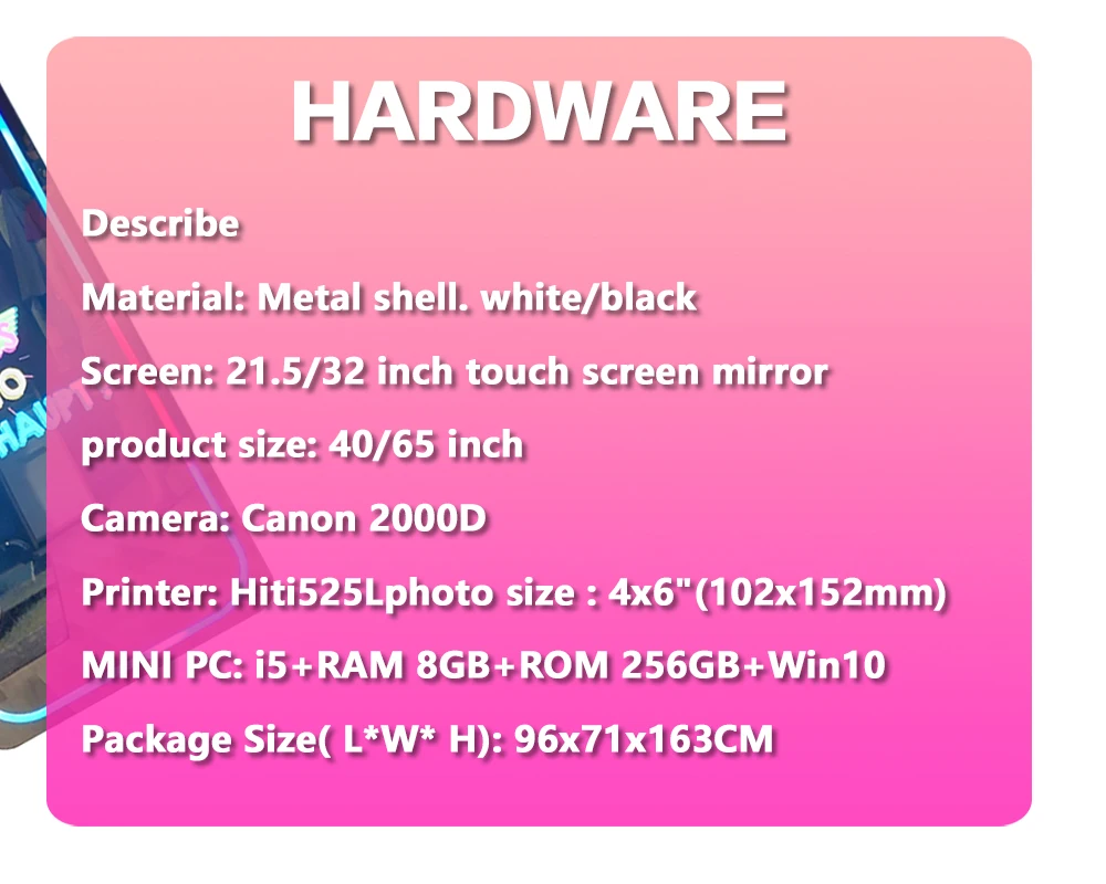 magic mirror photo booth 45 inch mirror photobooth latest selfie mirror photo booth circle photo booth machine