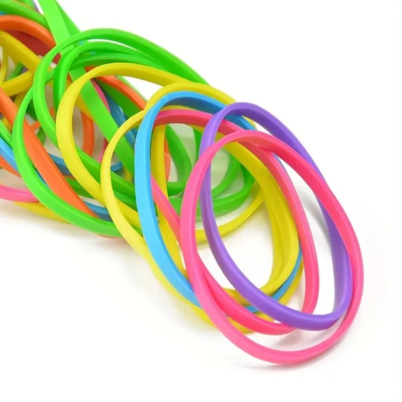 Bestselling Latex Free Assorted Colors Elastic Rubber Band Manufacturer Synthetic TPR For Stationary and DIY Toys