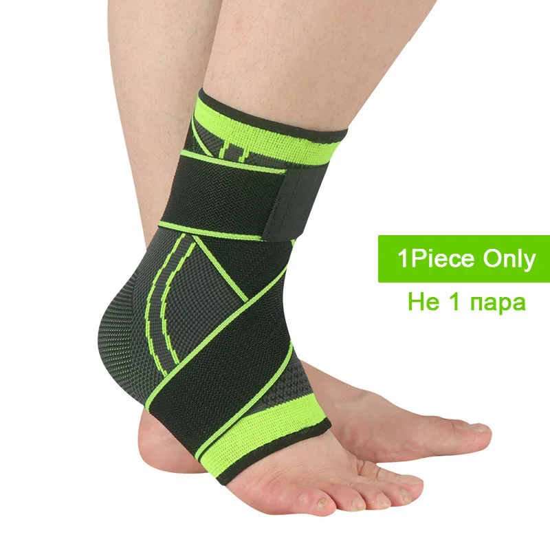 Hot Nylon Sports Ankle Support Brace Breathable Warm Ankle Fixed Protection Tool Wholesale Elastic Nylon Unisex Protective Gear