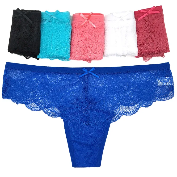 Sexy lace women thong g-string wholesale ladies briefs women panties tangas