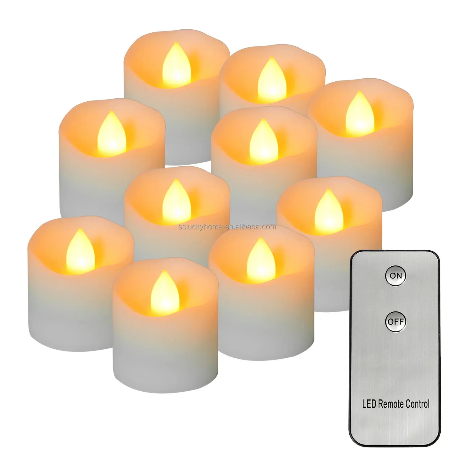 Hot selling Safety Colorful Decorative Mini Plastic Flameless  Button Battery LED Tealight Candles For Birthday Party Wedding