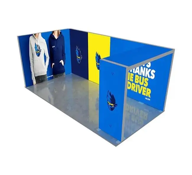 Light Box Frames Advertising Light Box Booth With Storage Room And Tv Led Light Box Stand Trade Show Display Booth