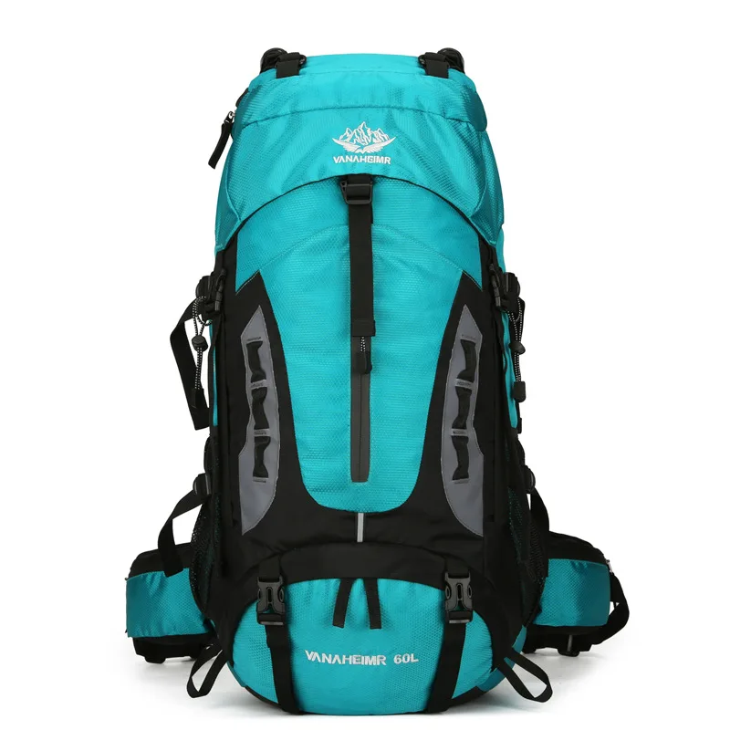 2023 new mountaineering outside backpack hiking bag large capacity 60 liters multi-functional backpack hiking bag