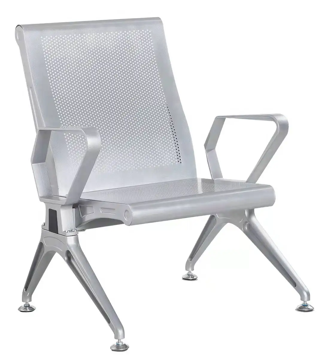 Modern Design Hospital Airport Public Area Chair Aluminum Office Bench Waiting 3 Seat Chairs