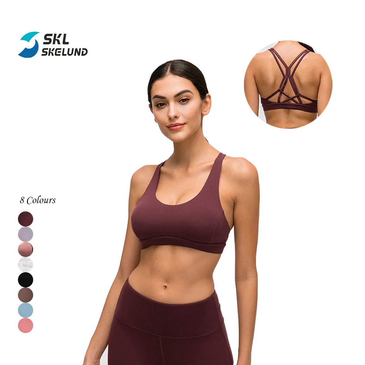 Running People High Impact Sports Bra Plus Size Customize Naked Yoga Bra Nylon Elastic Fitness Gym Workout Bras Top