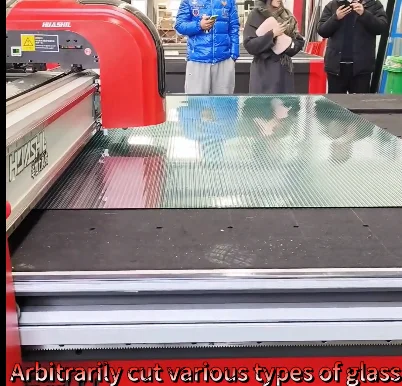 Loading Breaking Table Automatic Multiple Shape Circle 3829 CNC Glass Cutting Machine