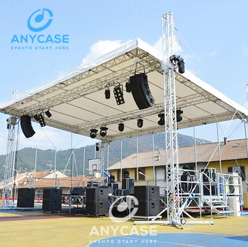 Customizable Aluminum Frame Truss Structure and Stage Lights Exhibition Truss