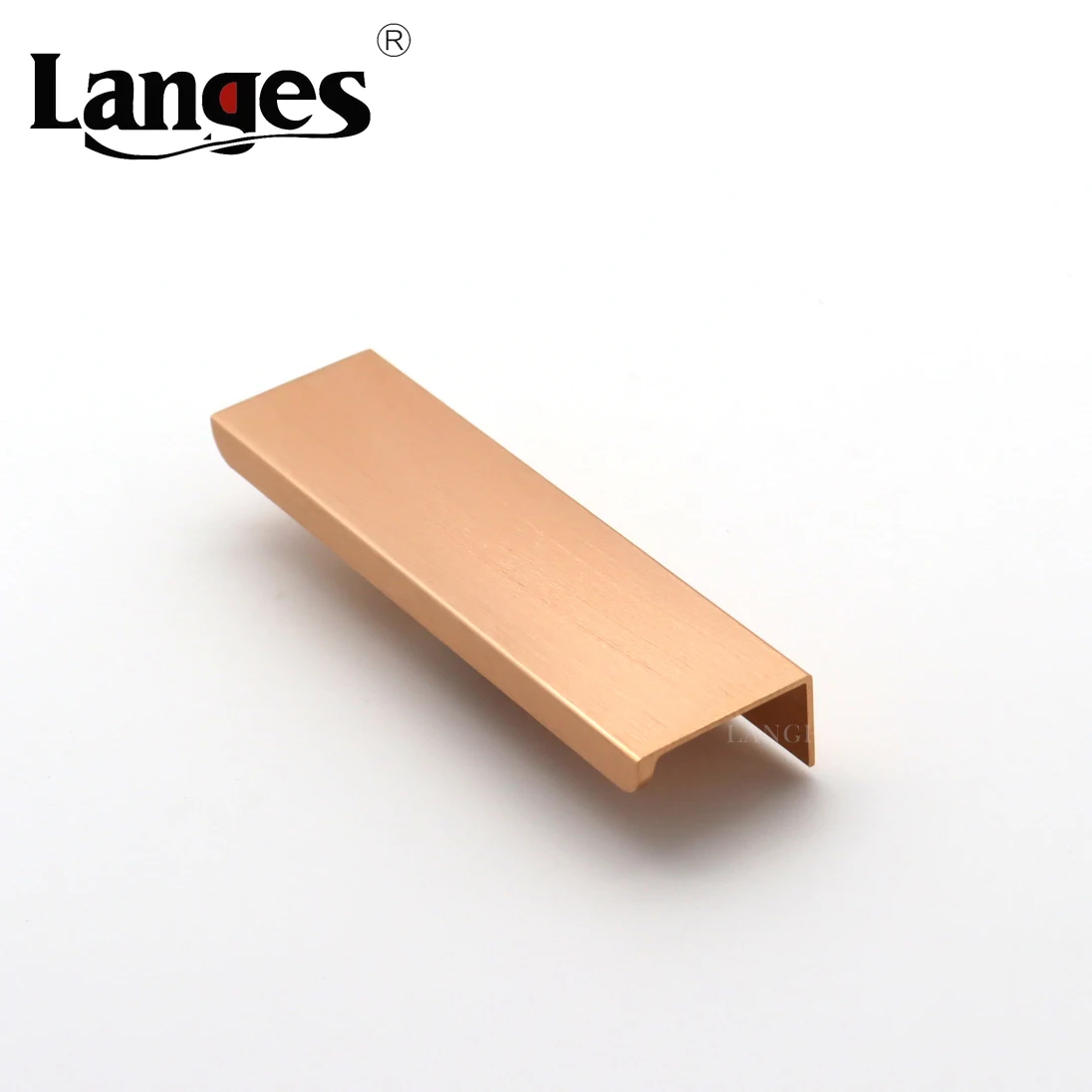 Side Mount Aluminum Alloy Finger Edge Dresser Cabinet Wardrobe Closet Door Pull Handle Drawer Knobs For Cupboard