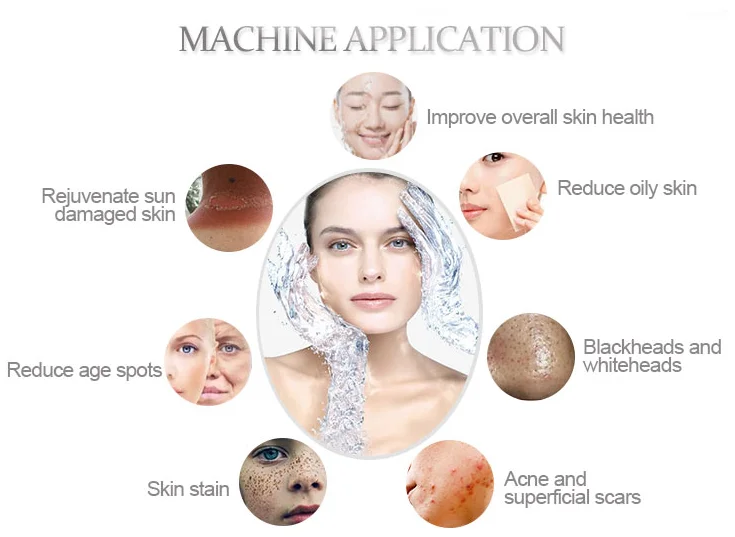 2022 Hot Sale 8 in1 Ultrasonic rf Face Lifting skin care & tools Microdermabrasion/Hydrafaci Dermabrasion Machine