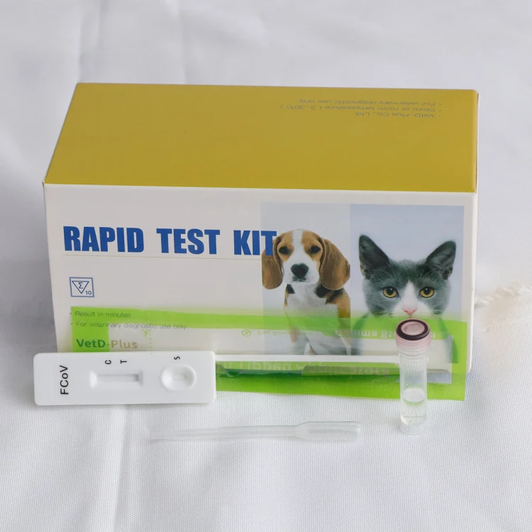 Кошачий фелиновый антиген быстрый CDV CPV FPV CIV тест ПЭТ ветеринарные испытательные