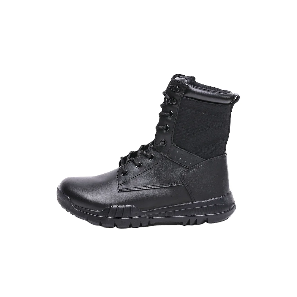 Lace Up Breathable Hunting Tear resistant Camping Footwear Anti Slip Tactical Boots