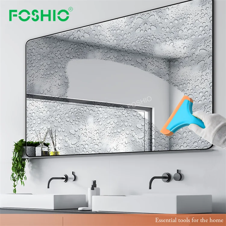 Пластиковый резиновый скребок для льда Foshio с индивидуальным дизайном инструмент очистки снега