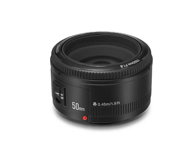 YONGNUO YN50mm F1.8 Lens Large Aperture Auto Focus Lens Compatible With for Canon EF Mount EOS Camera