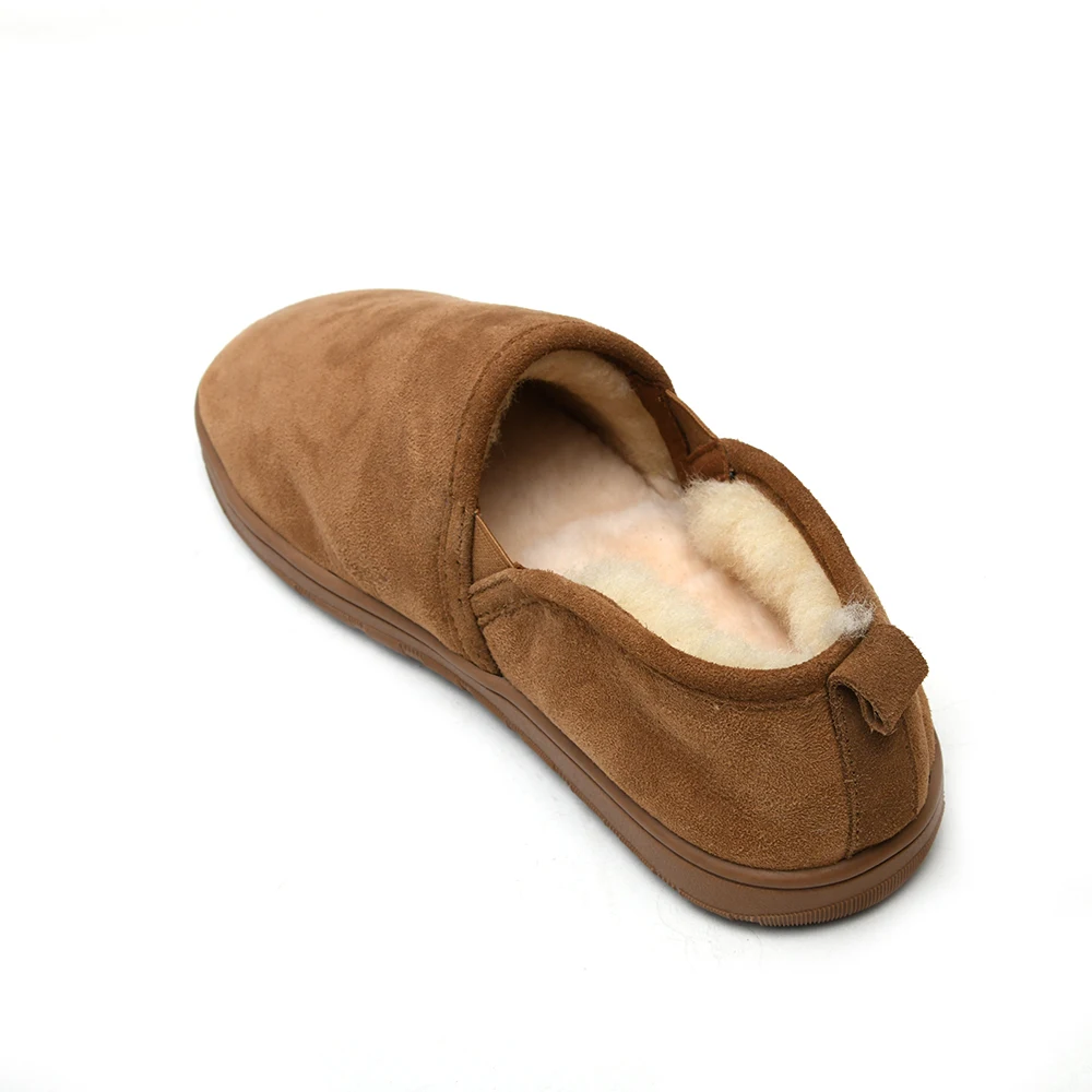 Factory  Free Samples Designer Australian Sheepskin EVA Adult Plush Genuine Leather Winter Men Boots Shoes