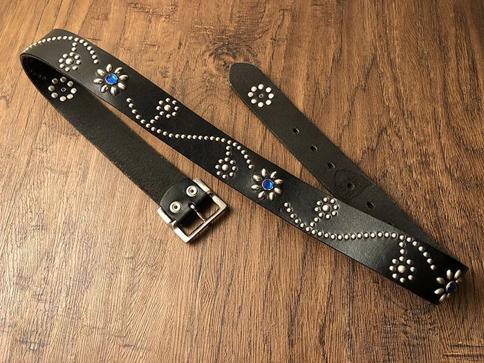 Men Top Super Quality First Layer Cowhide Leather Stainless Steel Buckle Retro Style Casual Trendy Stylish Thickening Belt