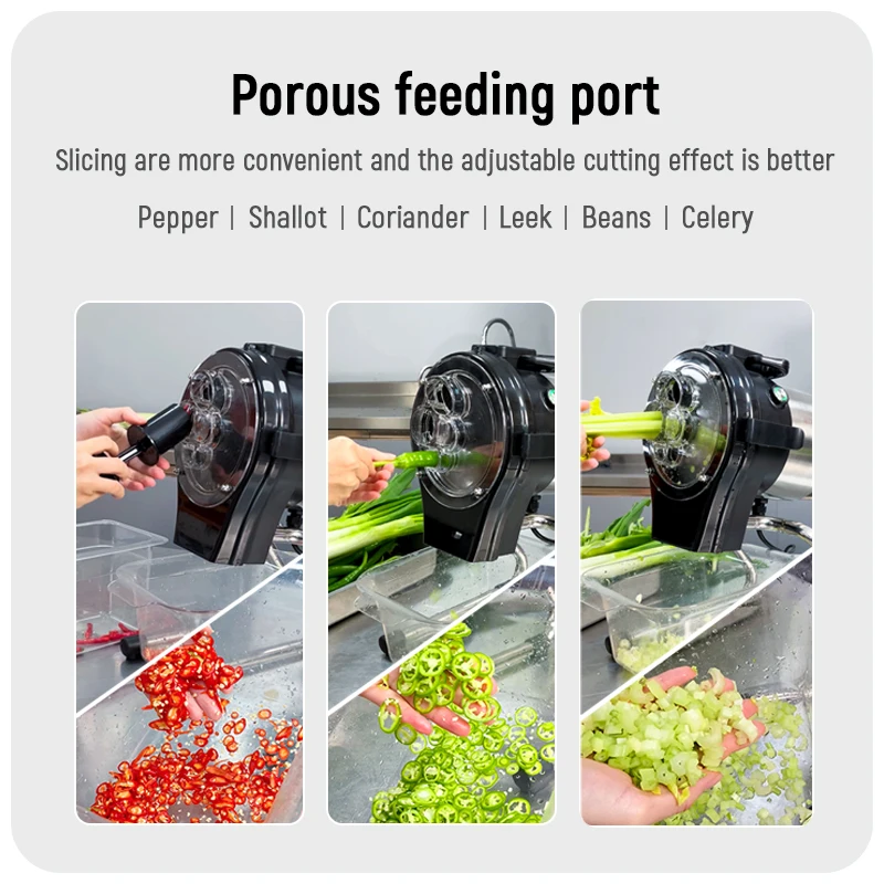 ASAKI Commercial Food Chopper Electric food processor Chili Carrot Ginger Mini Vegetable Cutting Machine