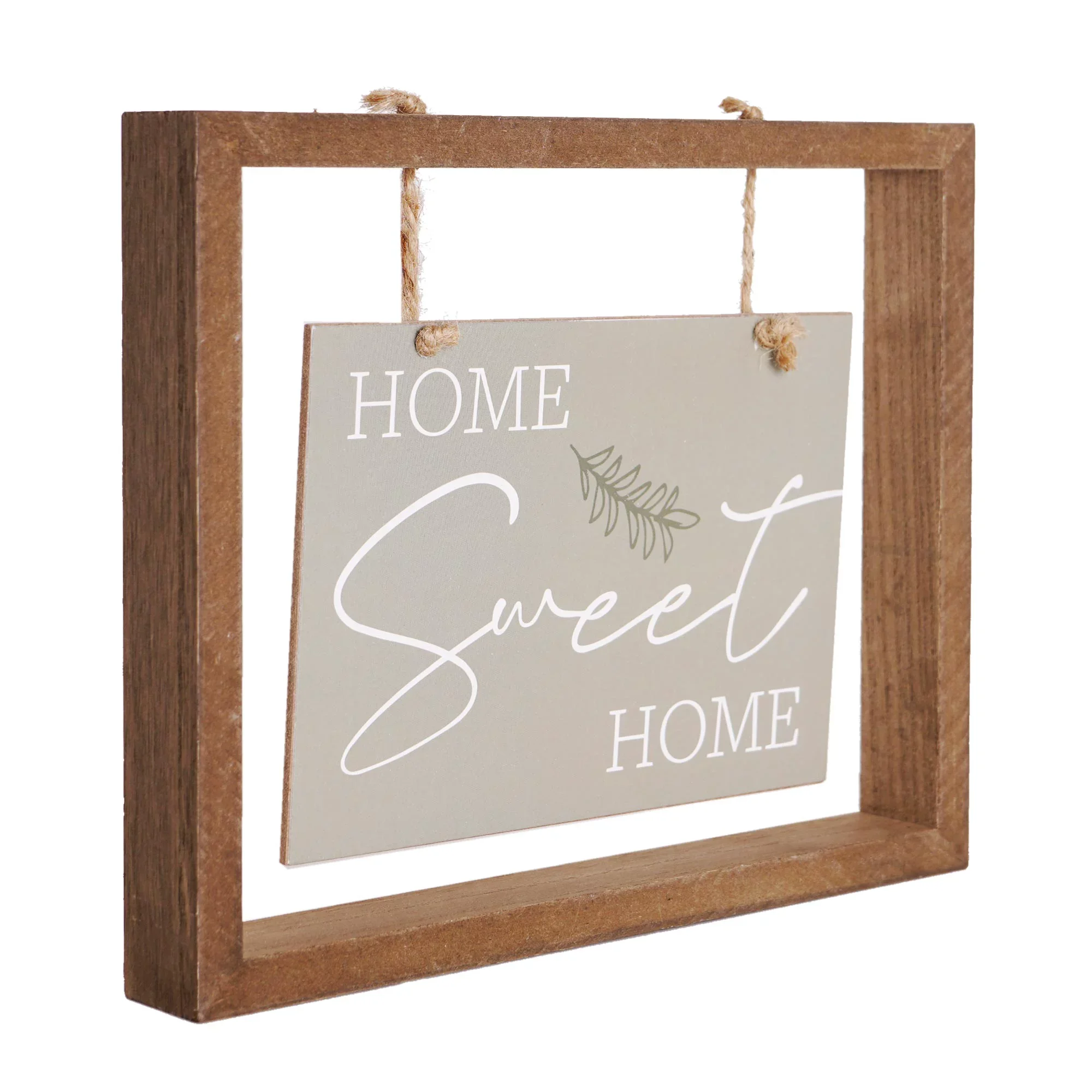 Home shop decoration custom made wooden hanging plaque housewarming gift