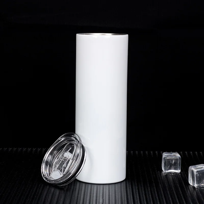 
Stainless steel sublimation mug 20 oz skinny sublimation blanks straight tumbler 