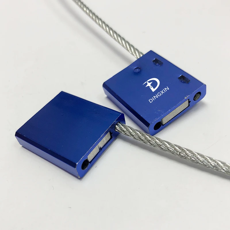 Length Adjustable Aluminum Alloy Shipping Container Lock Wire Container Tags SelfLocking High Security Cable Seals