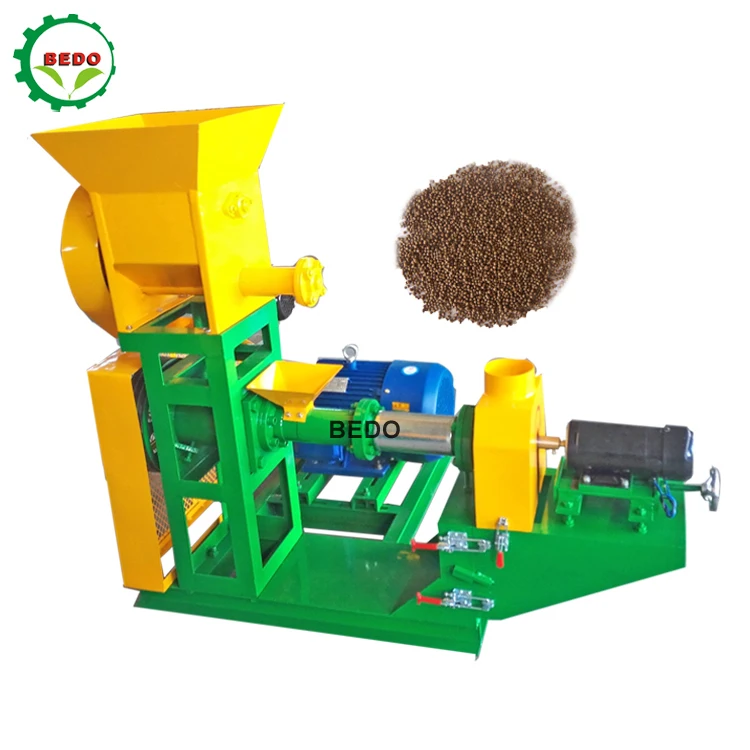 High Quality Floating Fish Feed Machine Price Fish Feed Twin Screw Extruder Processing Machine Provided