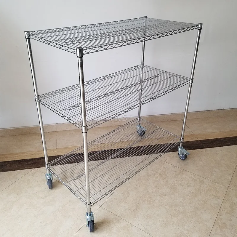 Customized Mesh Rack Stainless Steel Wire Shelving