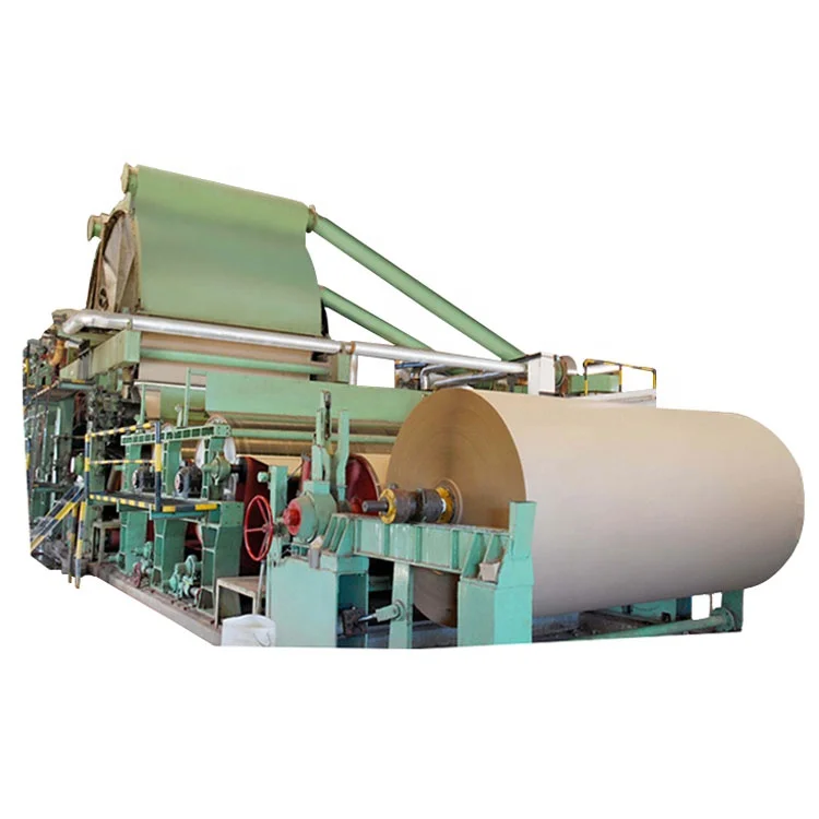 Automatic Waste Kraft Paper Mill Machinery Craft Recycling & Making Machine
