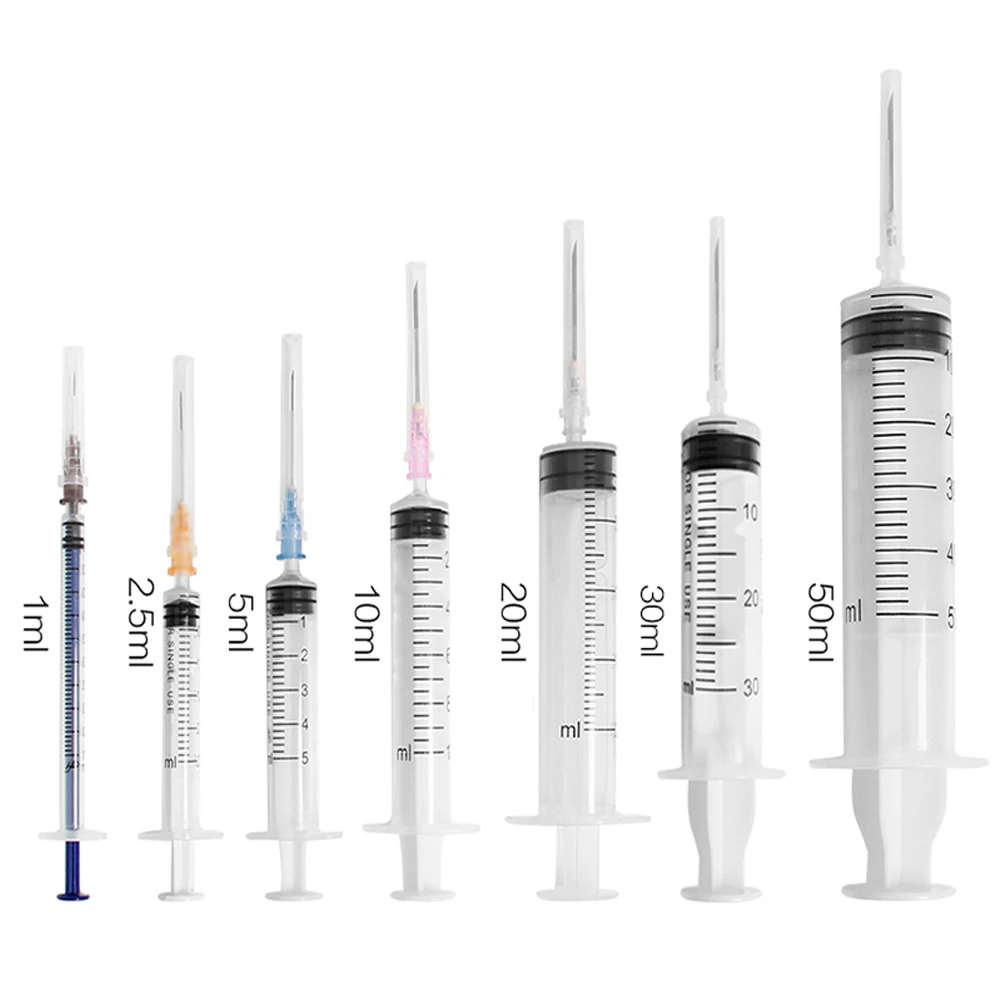 1ml 3ml 5ml medical sterile vaccine hypodermic disposable syringe