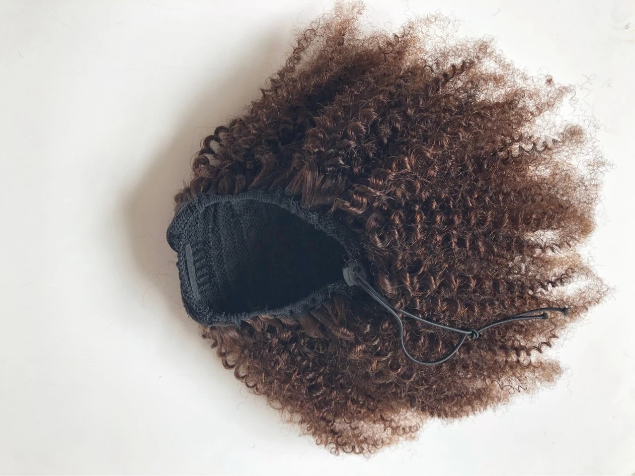 Wholesale #2 Human Hair Ponytail Drawstring 100g Brazilian Hair Clip Ponytail 10-20inch Hair Ponytail