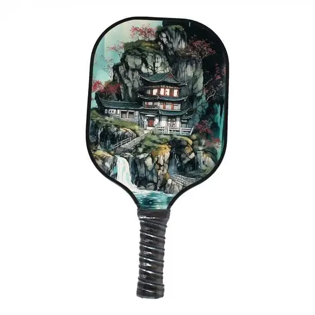 Pickleball Paddles Set of 2 - Graphite Surface with High Grit & Spin, USAPA Approved Lightweight Polymer Honeycomb