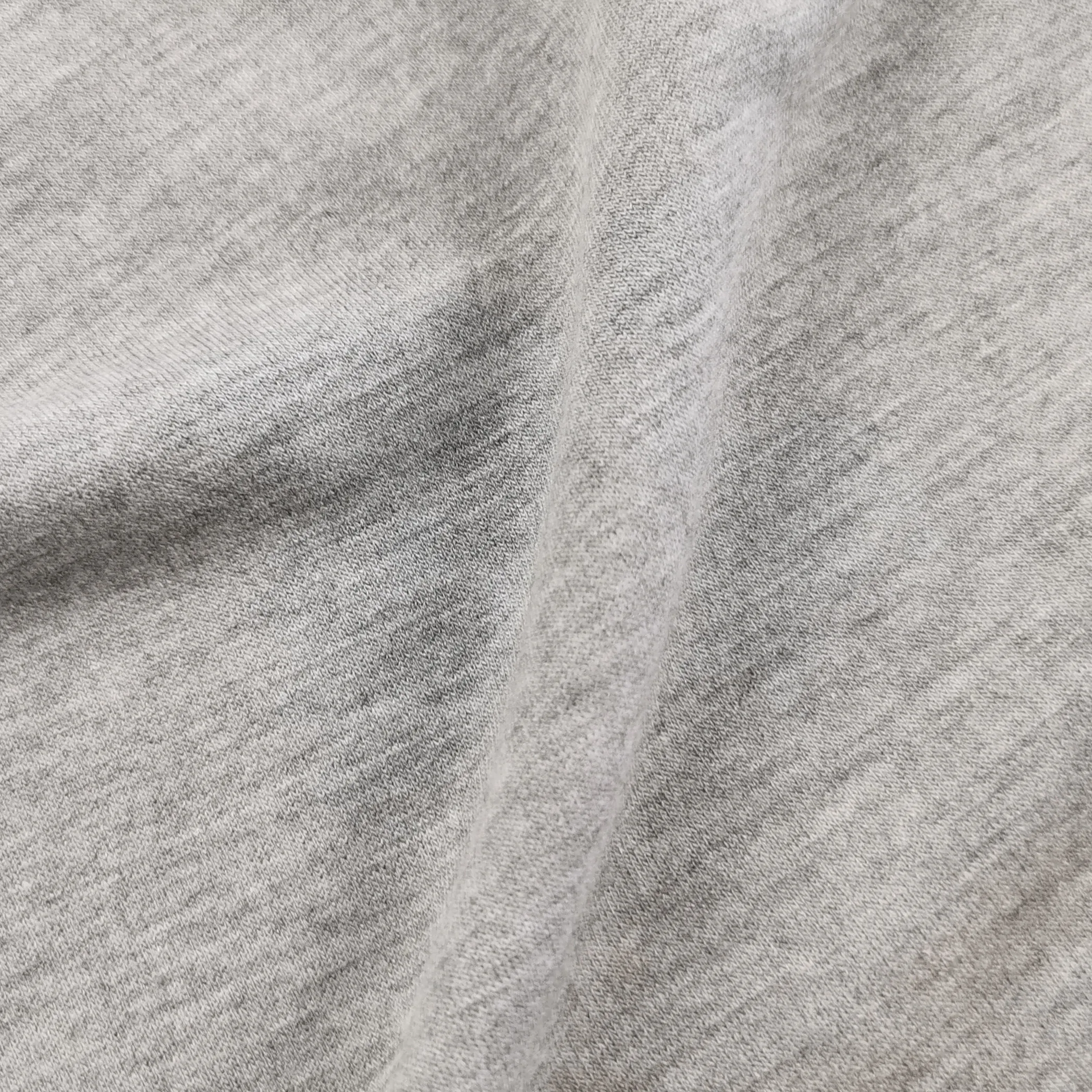 Hot sale two tone  French Terry   Fabric Polyester and spandex Knitted Fabric for fleece