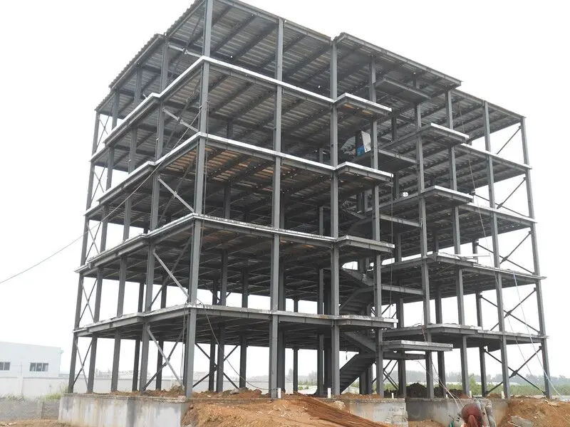 Steel Structure High Building 5 Stories Prefab Apartment House