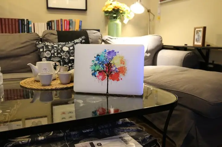 AICOO OEM Custom Your Own Design Partial Cover Skin 3M Sticker for MacBook Touch Bar ID 15.4 14.2 16.2 Retina 13.3 Pro 11 Air