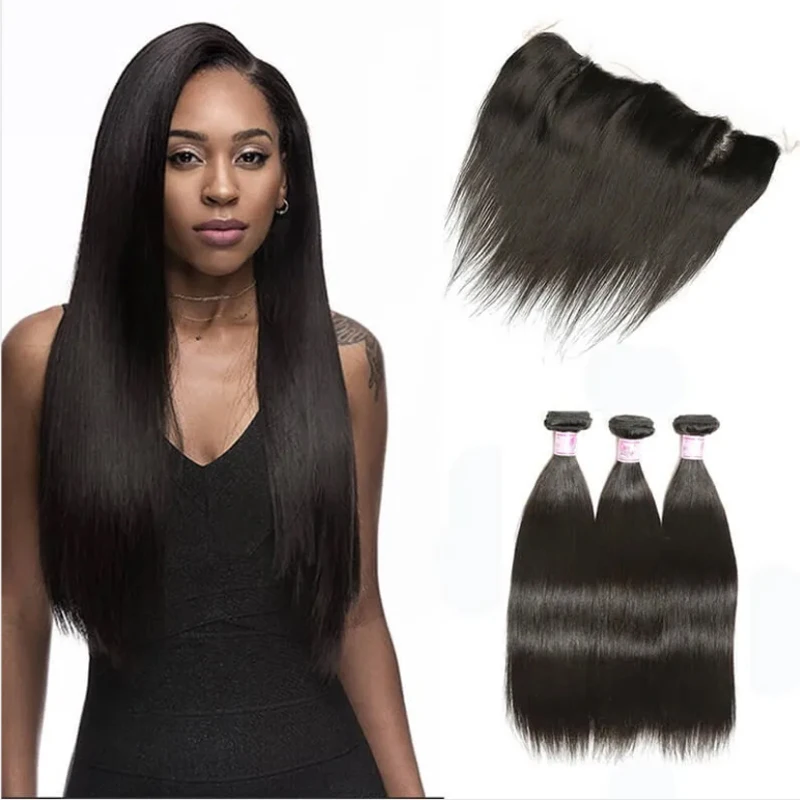 Customized Cuticle Aligned Cheap Human Hair Wigs Raw Indian Frontal Wig Human Hair Single Donor Frontal Wig Virgin Hair