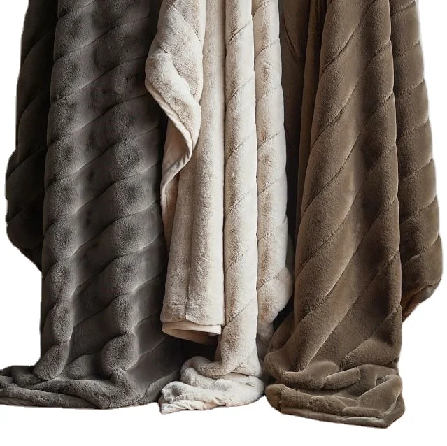 Оптовая продажа, искусственный мех, очень мягкий накидной канал с рюшами