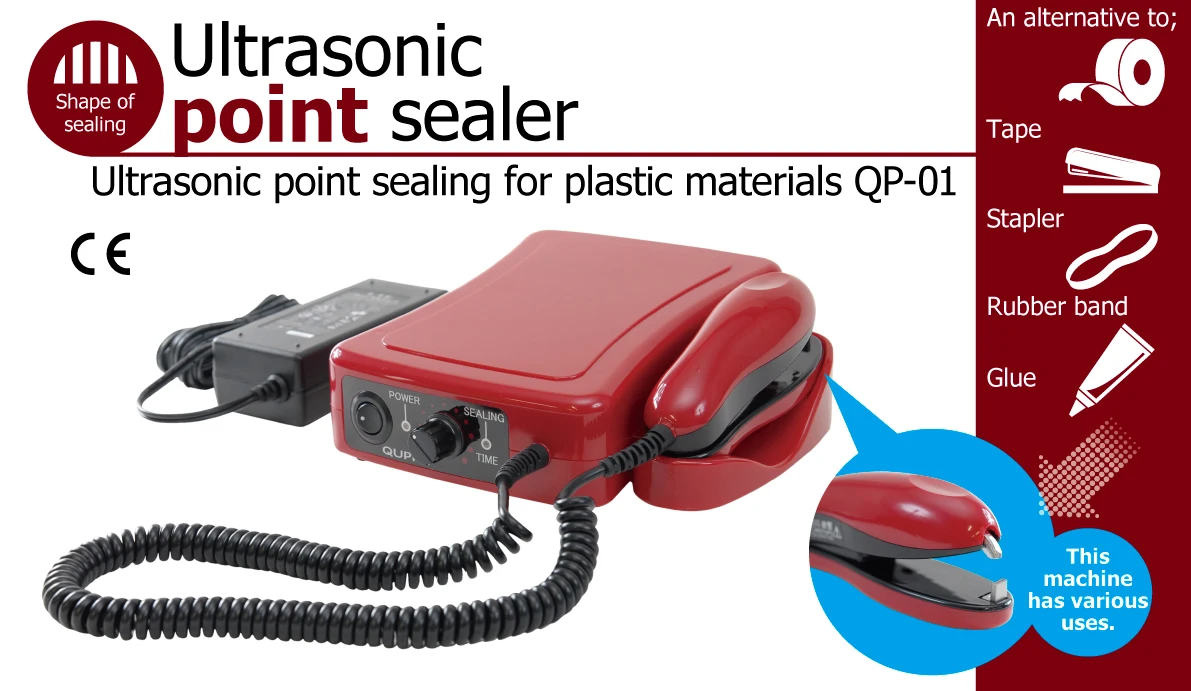 Sealer Machine Ultrasonic Point Sealing Safe Quick Easy Bag Cup Plastic Semi-automatic Japan Asahi