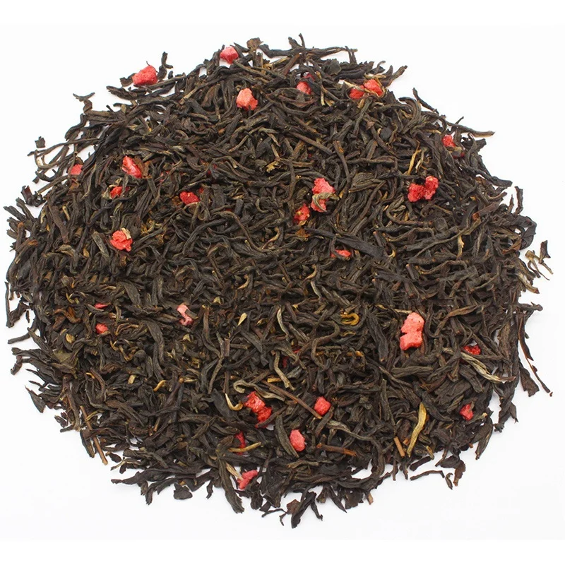 Wholesale Dried Mixed Fruit Tea Herbal Refreshing Healthy Strawberry Black Tea Beauty-slimming Tea for Girlfriend