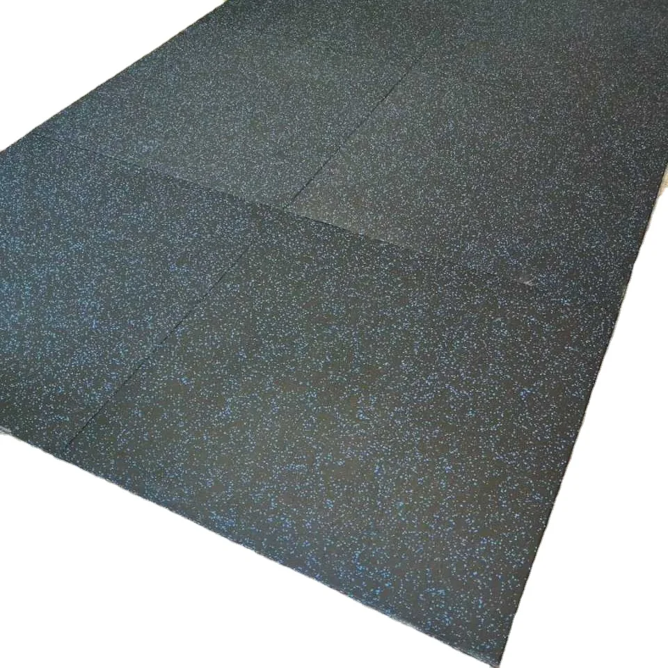 High Quality Commercial Anti-slip Gym Sports Equipments High-grade compound Rubber Mat Flooring Tiles