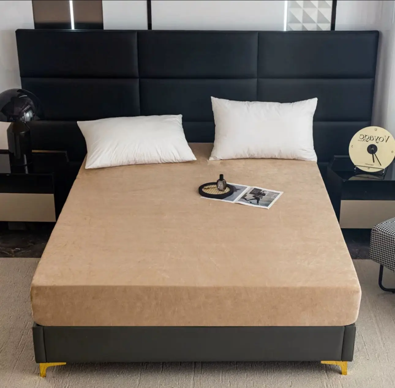 Bed Cover Polyester Quilted Waterproof Mattress Protector Mattress Cover
