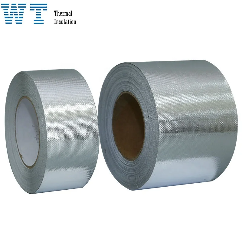 aluminum foil insulation tape waterproof high temperature resistant lining paper Aluminum foil glass fiber cloth tape