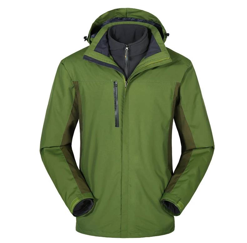 
2020 New arrival windproof outdoor wear two layer winter hiking outdoor jacket 