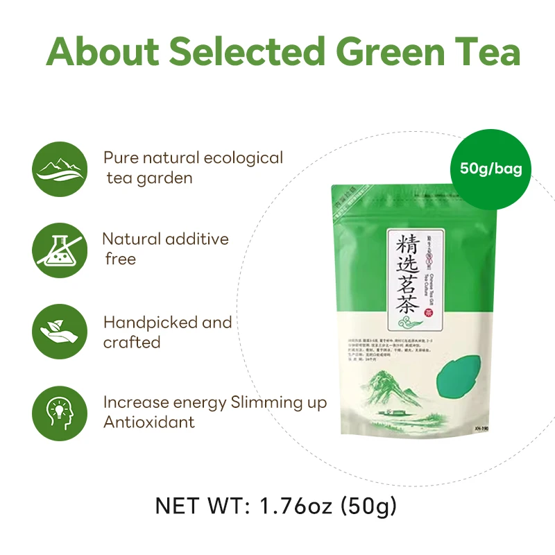 saudi hot selling green dragon tea high altitude needle shaped green tea halal certified high quality chinese green tea