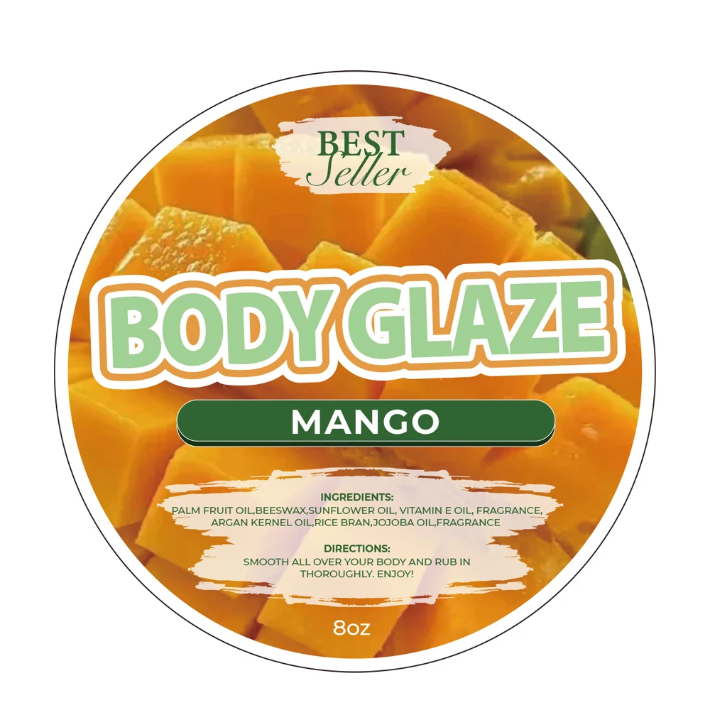 Skin cream anti aging body butter cream moisturizing skin body lotion mango body glaze