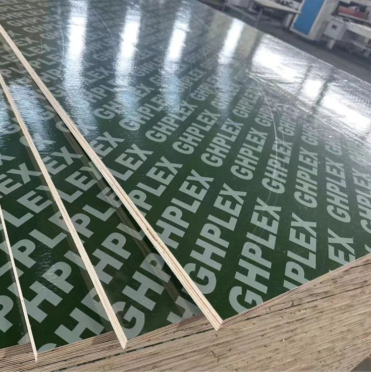 18mm Black Poplar Film Faced Plywood Used 8 times For Construction