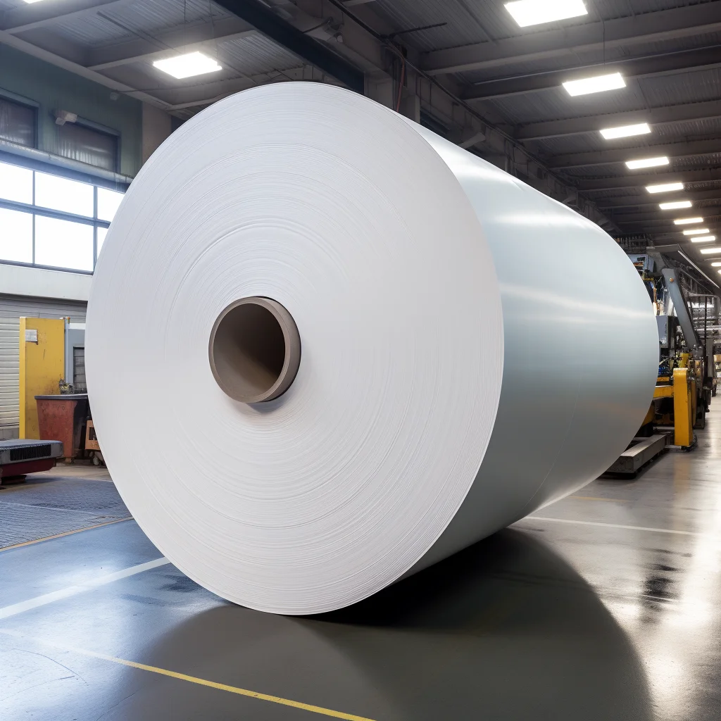 Термоэтикетка Jumbo Roll BPA BPS Free 70 г 65 лицевая бумага сырье 40 50 60 Gsm стеклянный вкладыш горячего расплава акриловая 1080 1530 мм