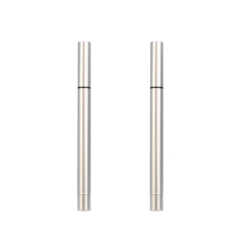 Sample free customize empty liquid eyeliner pencil tube eye liner pen packaging container case with brush applicator