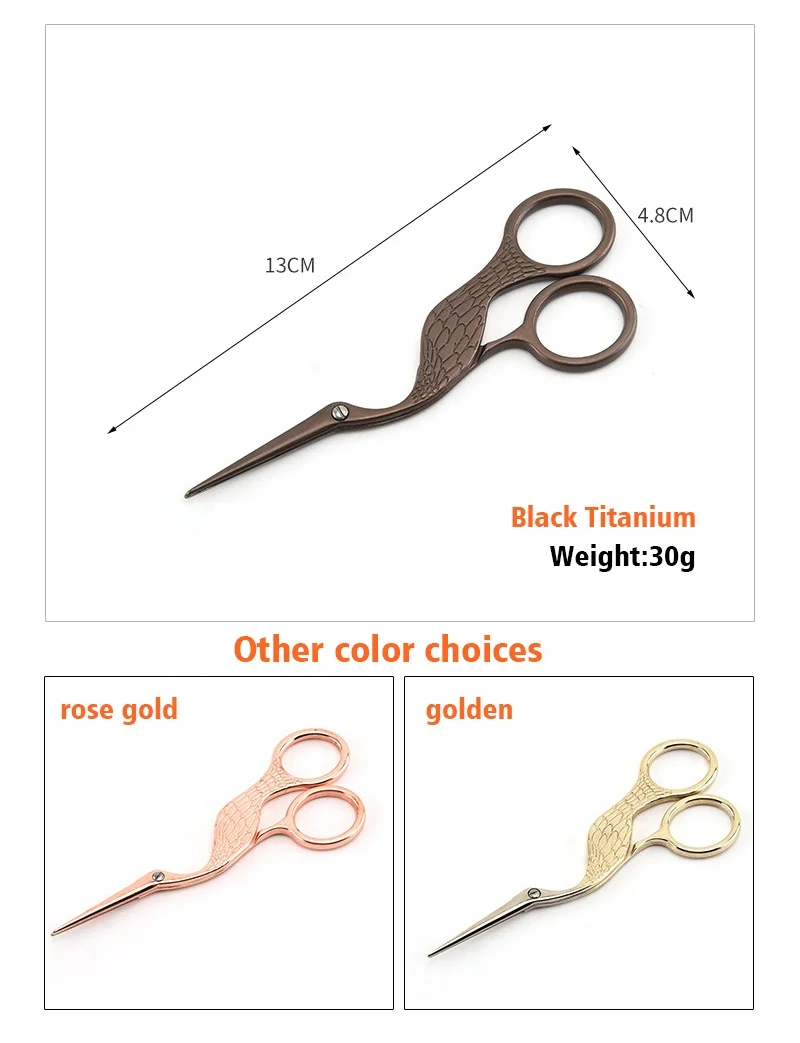 New Best Selling Fancy Color Embroidery Scissors 3.5-inch With Phoenix embroidery scissors