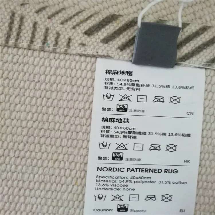 classical American style modern Kilim new design Printing tapis cotton washable moroccan Nordic carpet