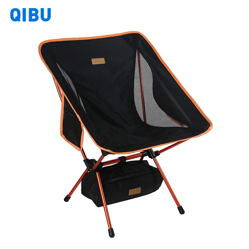 QIBU Kamp Sandalye, алюминиевый дешевый уличный садовый круглый стул в форме Луны, легкие переносные пляжные стулья, складной стул в форме Луны для кемпинга