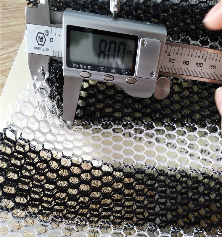 sunscreen breathable polyester 3D mesh fabric for motorcycle seat cover