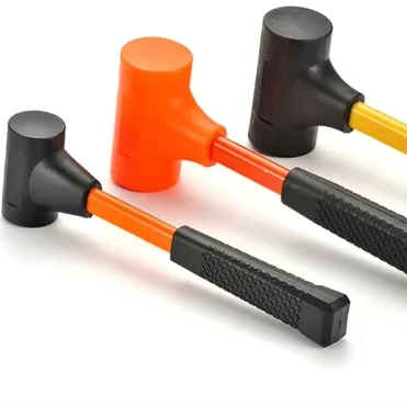 hot sale  40-55MM Orange Hammer Dead Blow Mallet Rubber Hammer rubber hammer